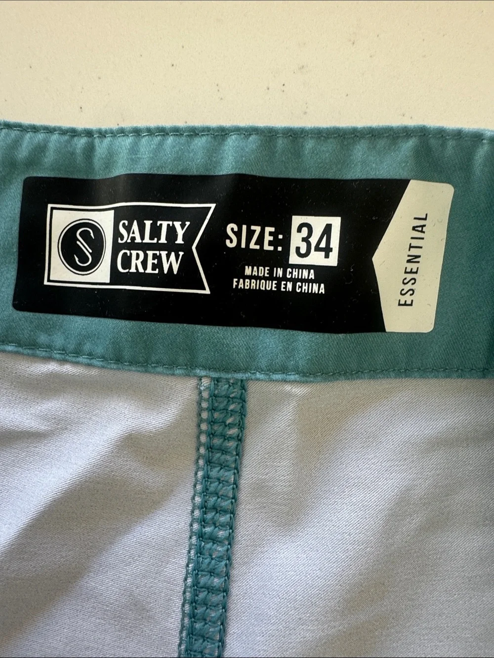 Salty Crew Teal & Navy Tropical Fish Board Shorts